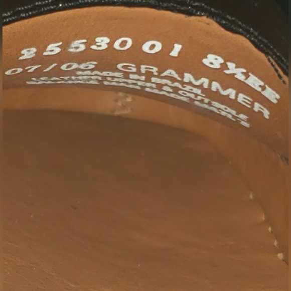 Bass Grammer Tasseled Men's Shoes Sz-8.5 Black - Picture 10 of 10